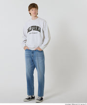 Men's Lazy English Logo Long Sleeve Sweatshirt Unisex