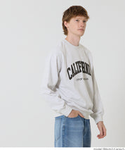 Men's Lazy English Logo Long Sleeve Sweatshirt Unisex