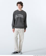 Men's Lazy English Logo Long Sleeve Sweatshirt Unisex