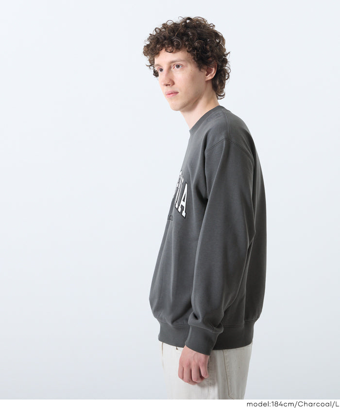 Men's Lazy English Logo Long Sleeve Sweatshirt Unisex