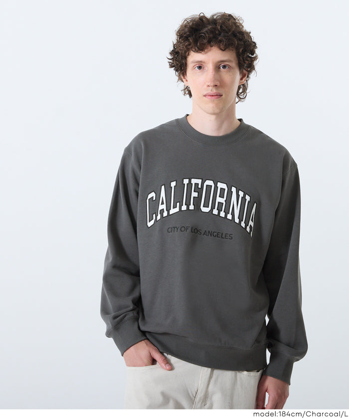 Men's Lazy English Logo Long Sleeve Sweatshirt Unisex