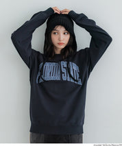 Men's Lazy English Logo Long Sleeve Sweatshirt Unisex