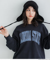 Men's Lazy English Logo Long Sleeve Sweatshirt Unisex