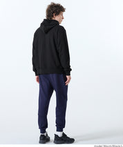 Men's cotton long-sleeved hooded top with pockets