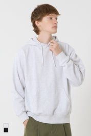 Men's cotton long-sleeved hooded top with pockets