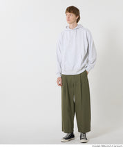 Men's cotton long-sleeved hooded top with pockets