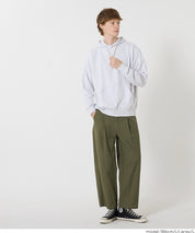 Men's cotton long-sleeved hooded top with pockets