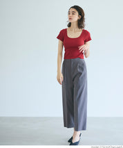 Super stretch cropped trousers