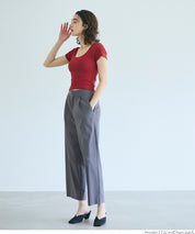 Super stretch cropped trousers