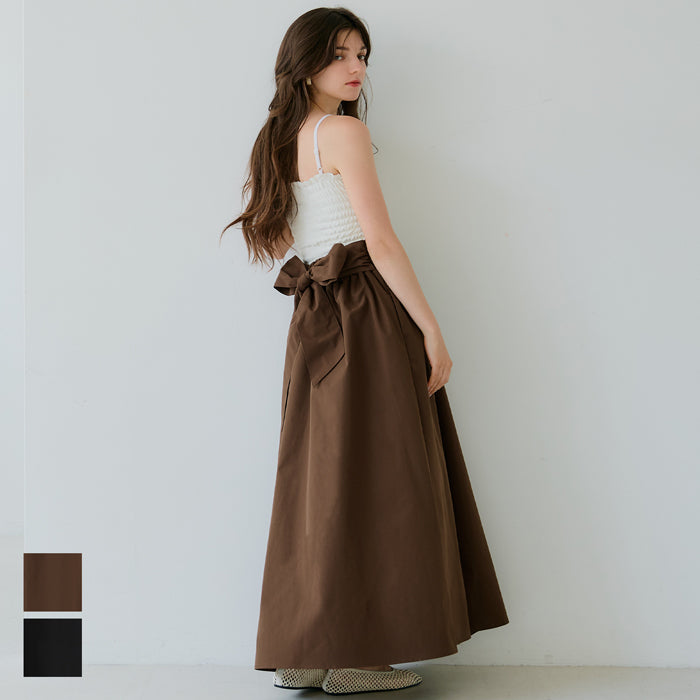 Japanese bow-knot A-line skirt