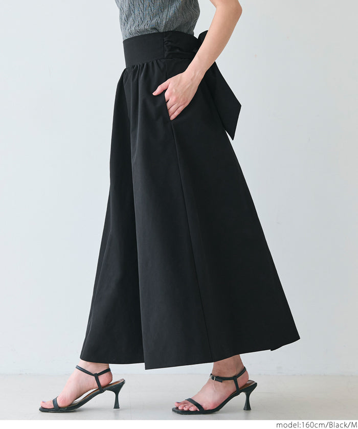 Japanese bow-knot A-line skirt