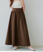 Japanese bow-knot A-line skirt