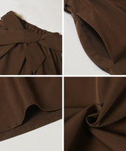 Japanese bow-knot A-line skirt