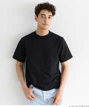 Men's solid color basic round neck short sleeve unisex