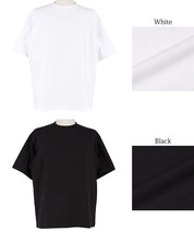 Men's solid color basic round neck short sleeve unisex