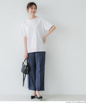 Men's solid color basic round neck short sleeve unisex