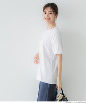 Men's solid color basic round neck short sleeve unisex