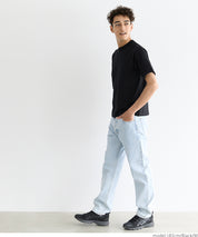 Men's solid color basic round neck short sleeve unisex