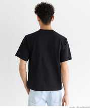 Men's solid color basic round neck short sleeve unisex