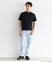 Men's solid color basic round neck short sleeve unisex