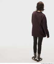 Basic style solid long-sleeved cotton T-shirt