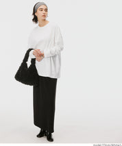 Basic style solid long-sleeved cotton T-shirt