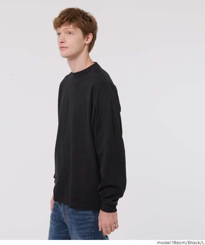 【重磅棉】男裝基礎款百搭長袖上衣