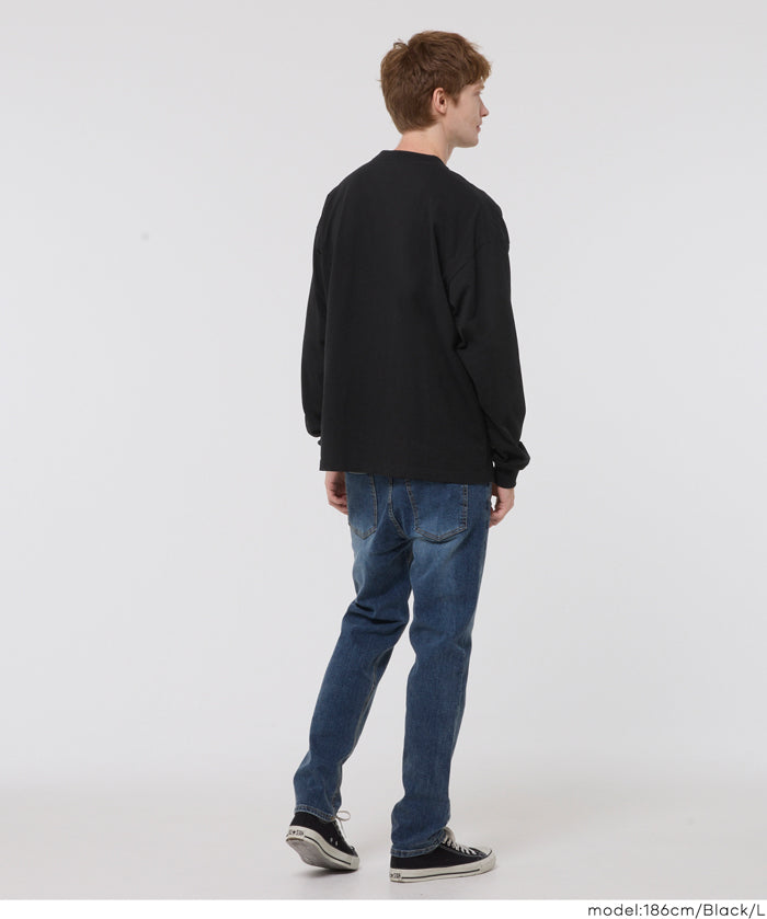 【重磅棉】男裝基礎款百搭長袖上衣