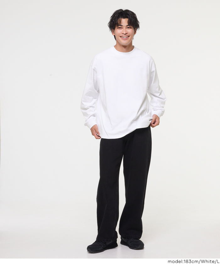 【重磅棉】男裝基礎款百搭長袖上衣