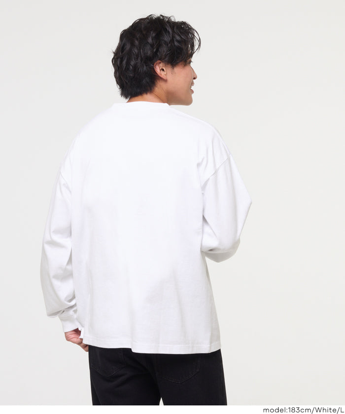 【重磅棉】男裝基礎款百搭長袖上衣