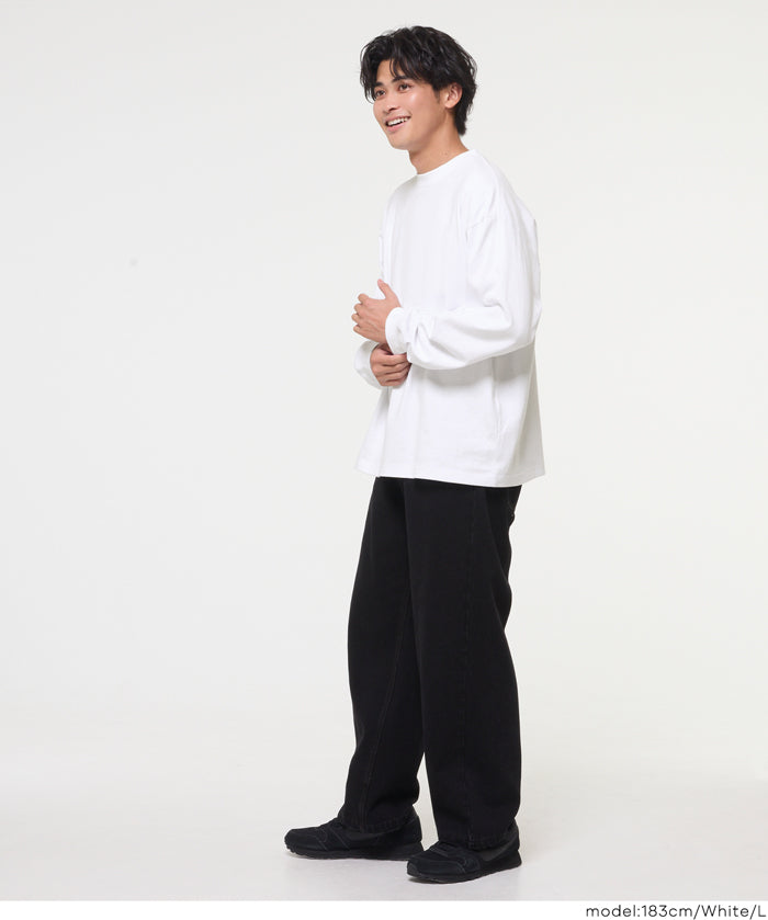 【重磅棉】男裝基礎款百搭長袖上衣