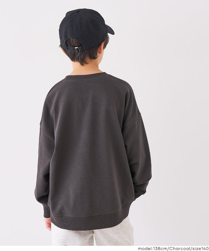 童裝學院風棉質長袖衛衣