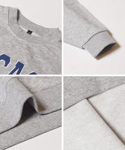 童裝學院風棉質長袖衛衣