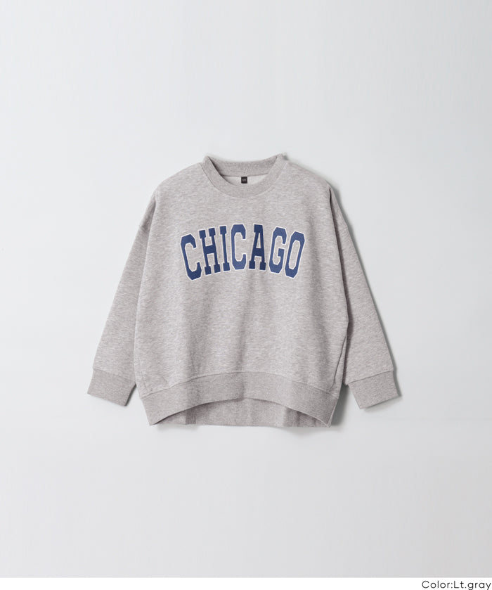 童裝學院風棉質長袖衛衣