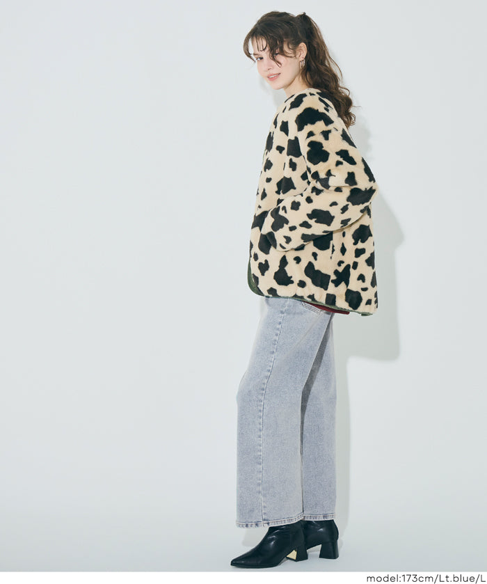 【MOVE Demin】零束縛彈性闊腿牛仔褲