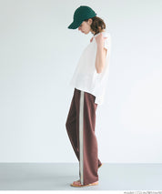 Classic French sleeve solid color short-sleeved T-shirt