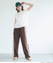 Classic French sleeve solid color short-sleeved T-shirt