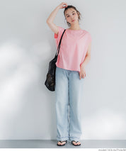 Classic French sleeve solid color short-sleeved T-shirt