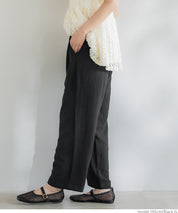 Satin-finish drawstring wide-leg pants