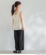 Satin-finish drawstring wide-leg pants
