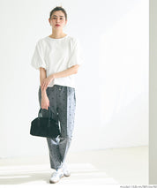 Japanese style bubble short-sleeved top