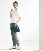 Japanese style bubble short-sleeved top