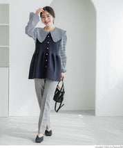 Temperament Pearl Lotus Leaf Hem Sleeveless Knitted Vest