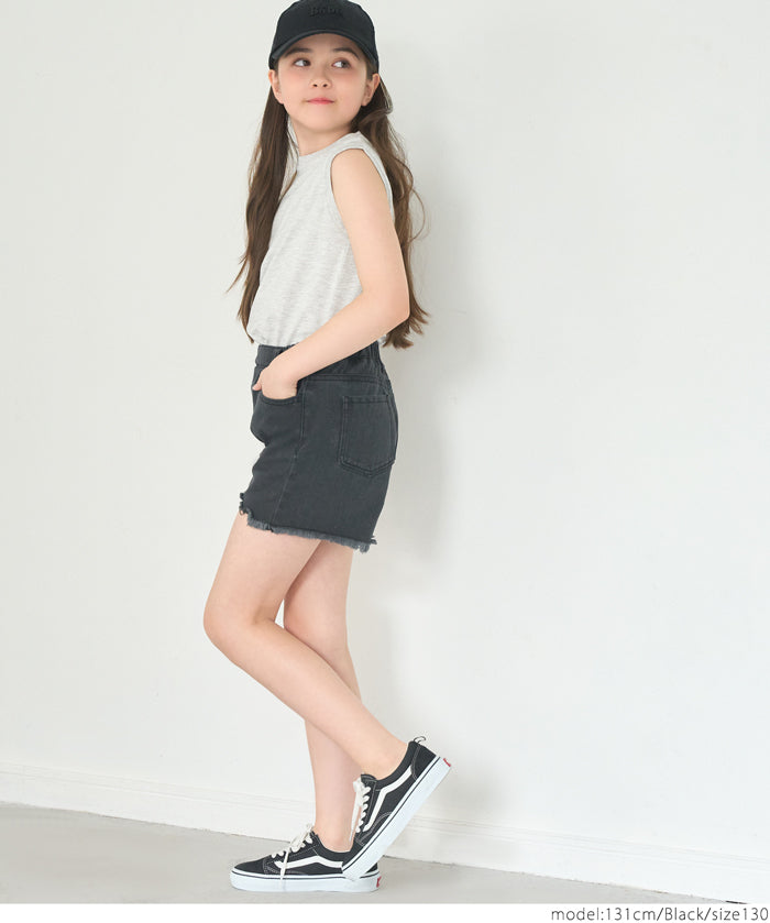 Kids Personalized Ripped Denim Shorts