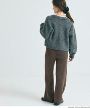Easy knit wide pants