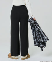 Easy knit wide pants