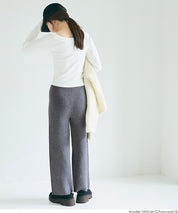 Easy knit wide pants