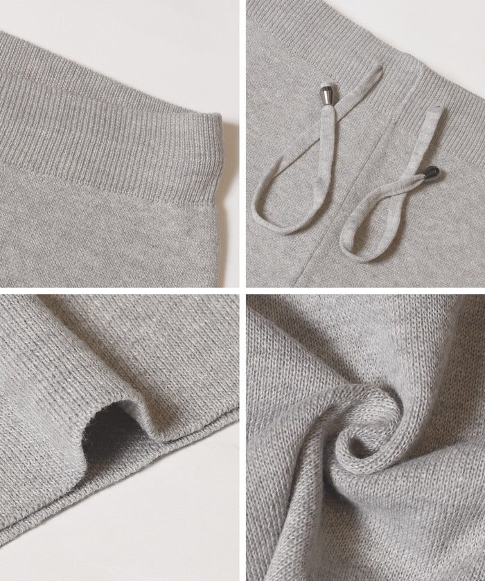 Easy knit wide pants