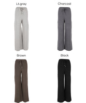 Easy knit wide pants