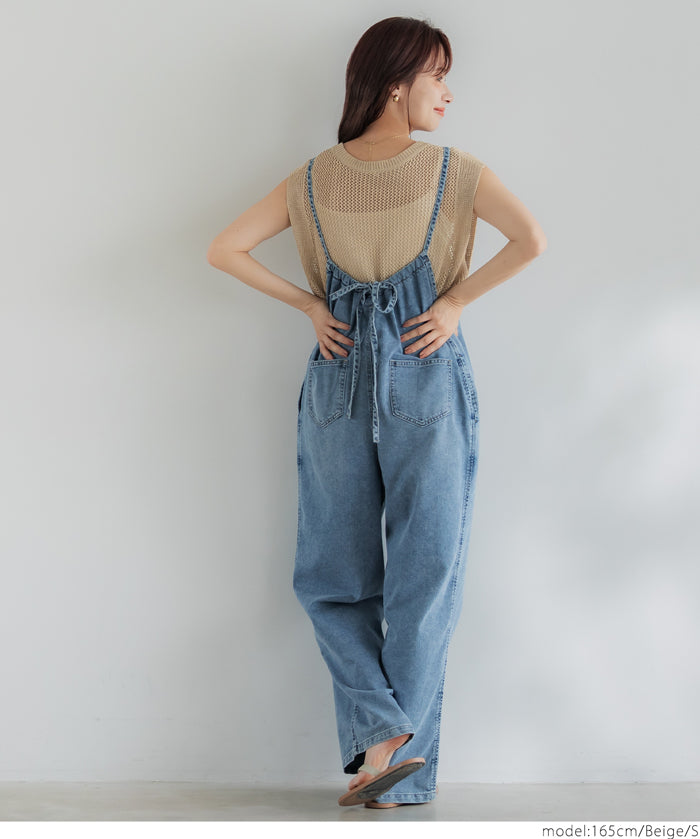 Classic Hole Sheer Sleeveless Tank Top